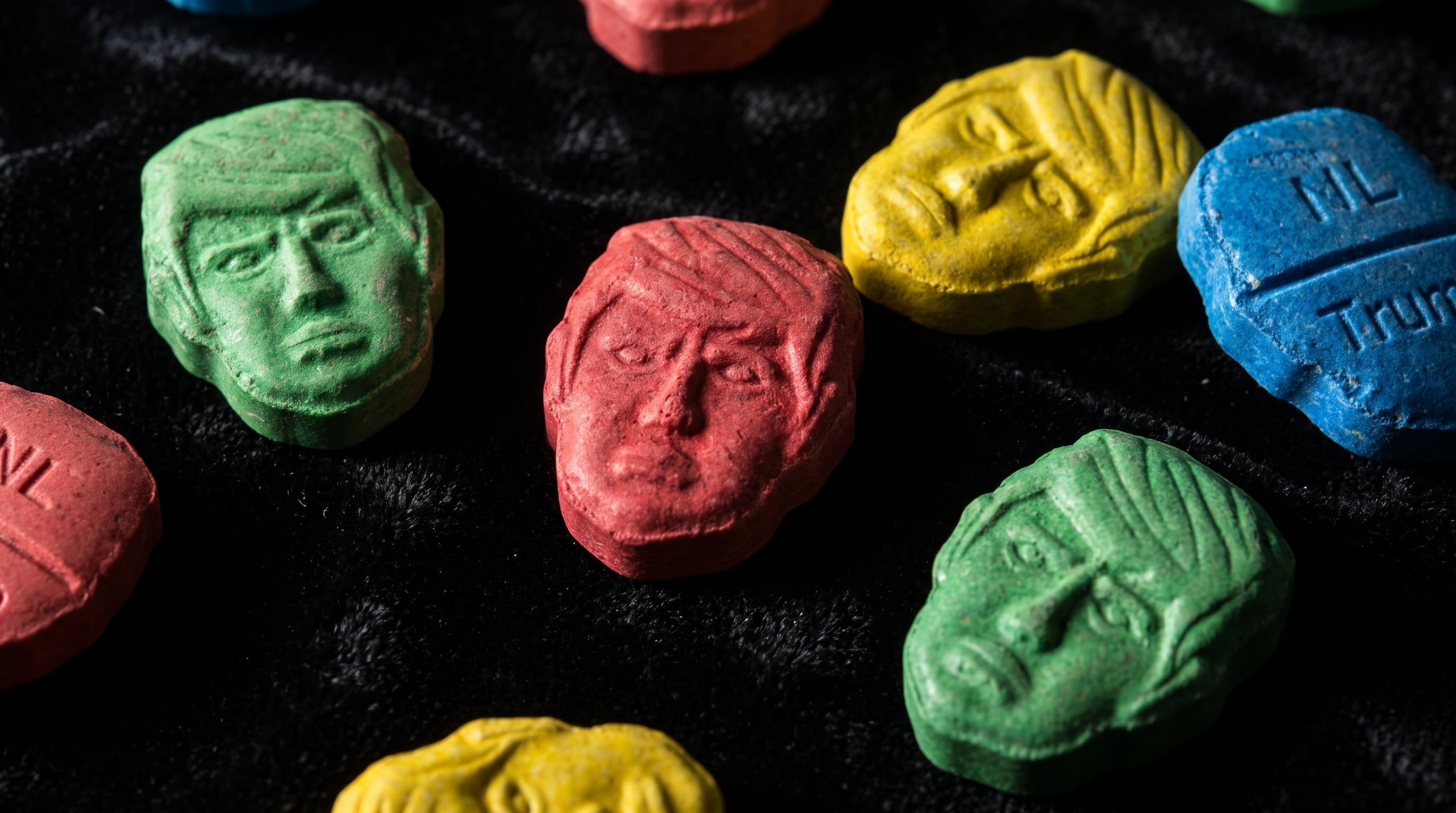 El Instituto Trimbos emitió una alerta roja en los Países Bajos por pastillas de éxtasis con la cara de Donald Trump que contienen una concentración muy alta de PMMA. (Imagen Ilustrativa Infobae)