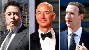 Elon Musk, Jeff Bezos y