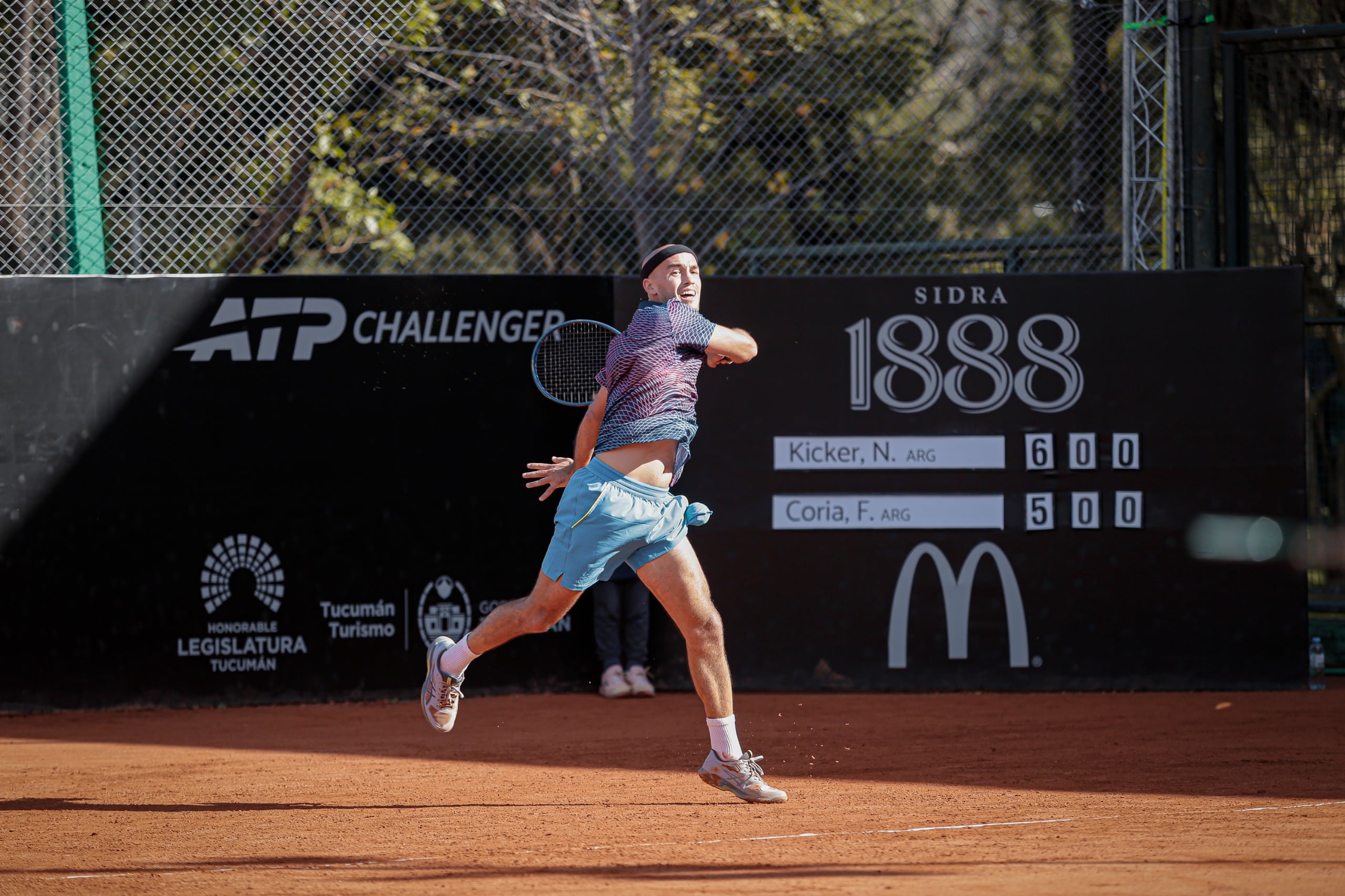 Nicolás Kicker buscará una nueva final de Challenger en el certamen de Tucumán (Crédito: Prensa AAT)