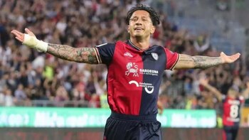 Gianluca Lapadula durante un partido