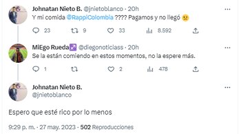 Hubo muchas personas que reaccionaron