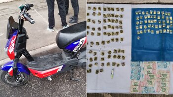 La motocicleta y la droga