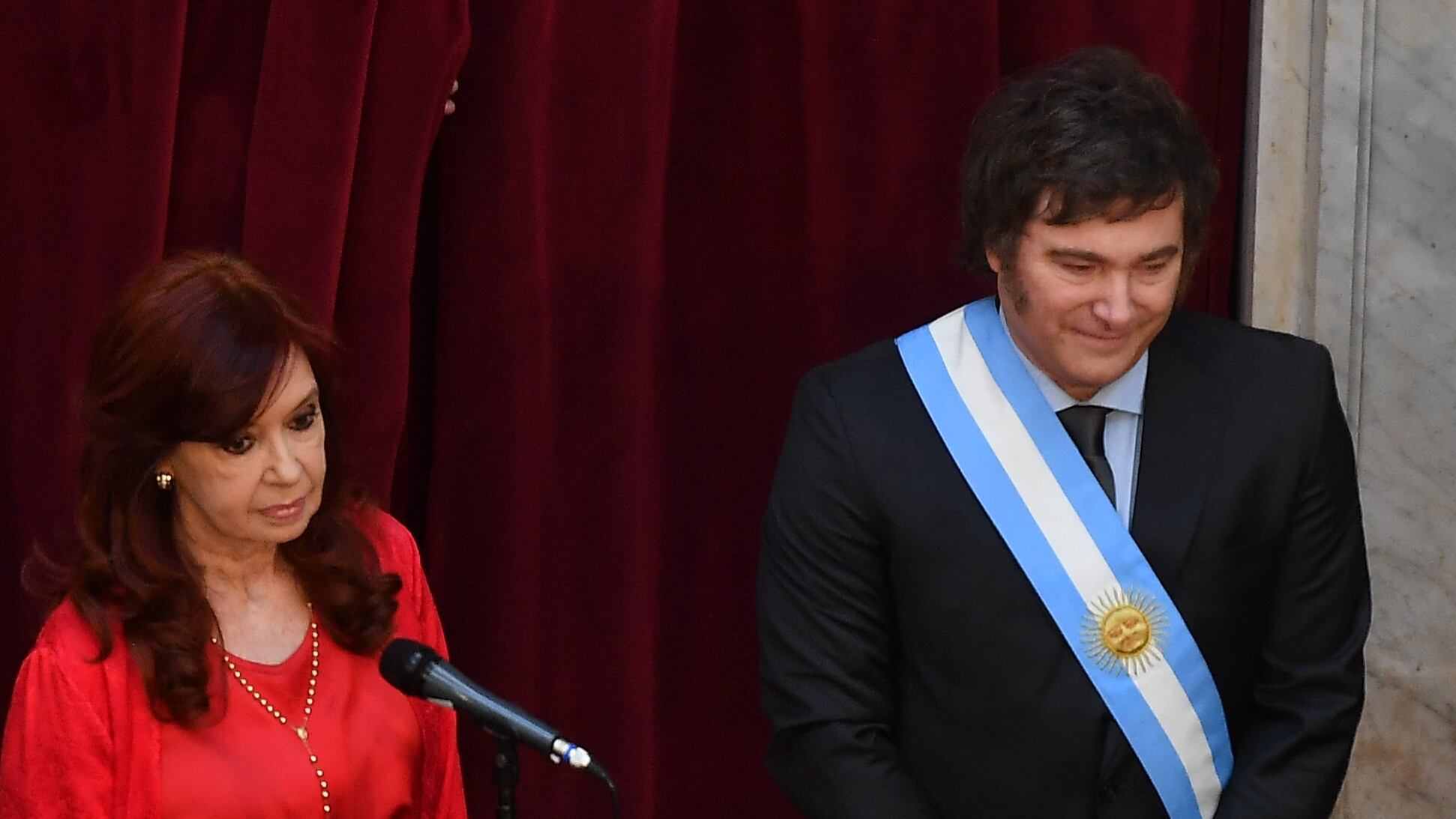 Cristina Kirchner y Javier Milei
