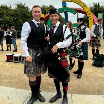 Ronald junto a Bjorn Heuckeroth,