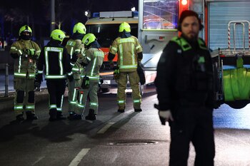 Un herido español en un
