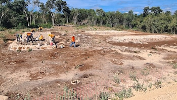 INAH refuerza histórico sitio arqueológico de Yucatán ante paso del Tren Maya