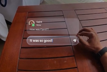 La nueva función de Meta Neural Band reconoce movimientos de los dedos y traduce impulsos eléctricos en texto para WhatsApp y otras apps.