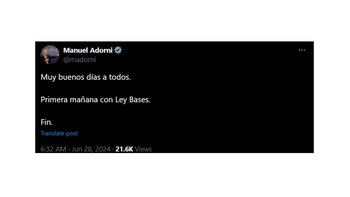 Fiel a su estilo, el