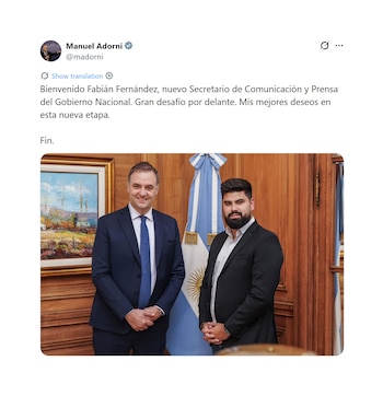 Manuel Adorni Fabián Fernández