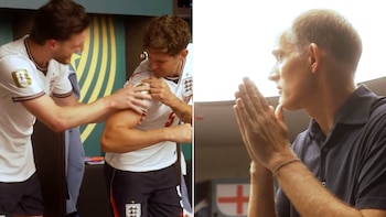 La broma pesada de una figura de Inglaterra: fingió una lesión durante los festejos en el vestuario y preocupó a su entrenador