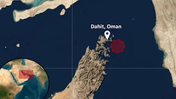 Un barco fue alcanzado por un proyectil en el estrecho de Ormuz