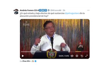 Trino de Andrés Forero contra