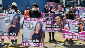 Plantón que exige justicia por