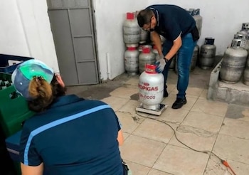 La entidad señala que busca determinar en qué etapa de la cadena se produce cualquier pérdida de contenido del gas licuado. (Acodeco)
