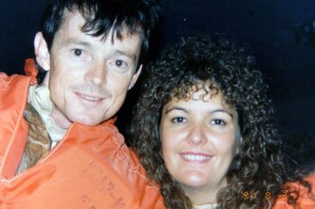 Moss Hill y su esposa