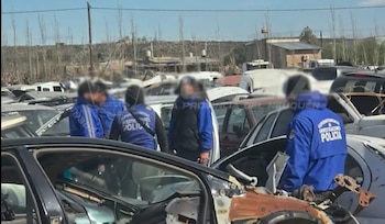 Neuquén Desarmadero de Autos (Captura de video)
