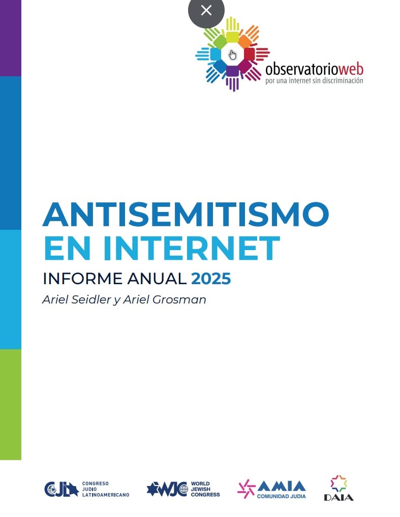 El informe sobre antisemitismo en Internet del 2025