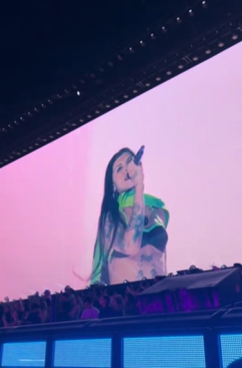 Cazzu y Bad Bunny compartieron