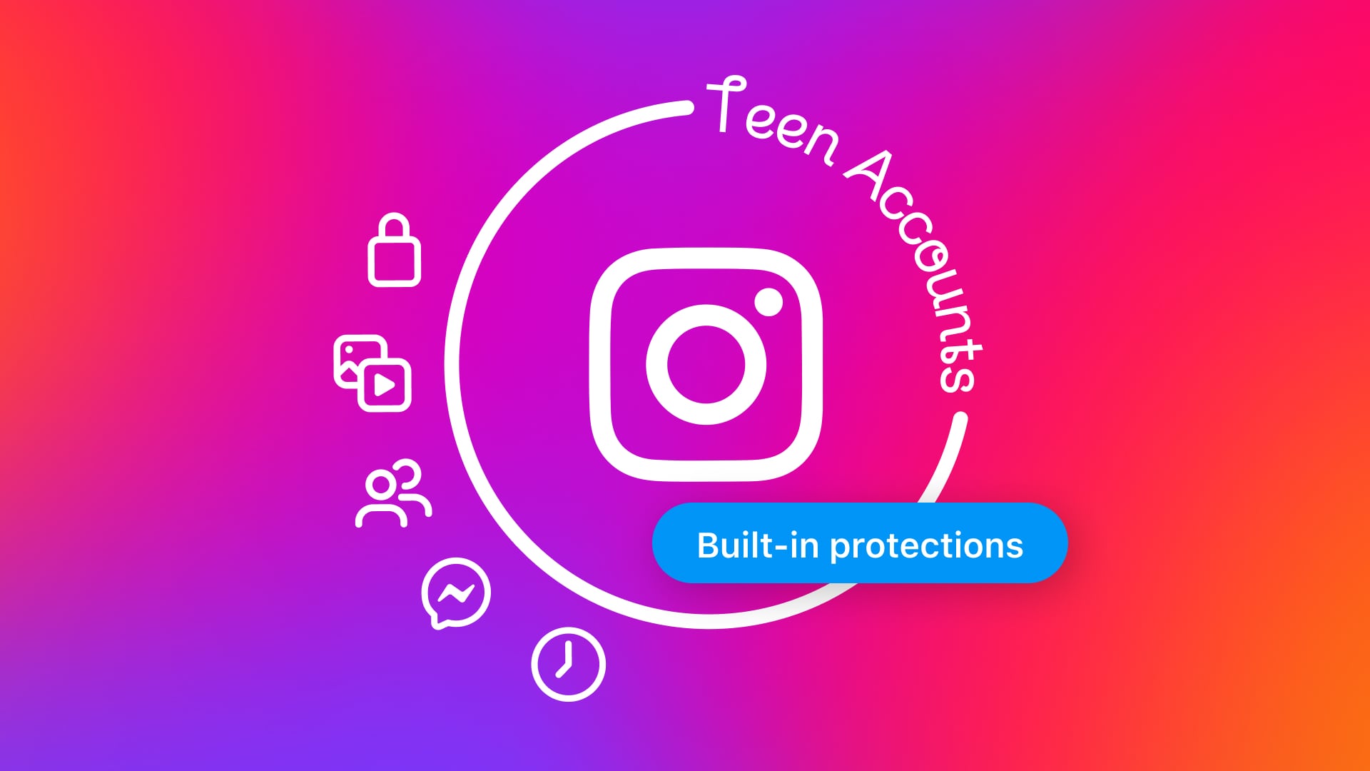 Las cuentas de adolescentes en Instagram limitan la visibilidad del perfil y la recepción de mensajes. (Meta)