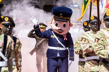 Cusco resaltó por la presentación del Colegio Militar "Pachacutek Inka Yupanki" durante el desfile oficial. Gobierno de Cusco