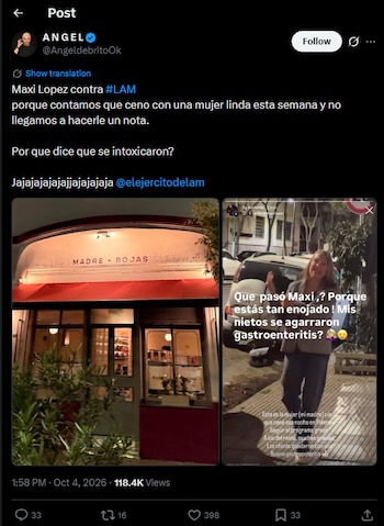 Maxi López desmintió un supuesto encuentro con otra mujer y Nora Colosimo salió al cruce: “¿Por qué estás tan enojado?”