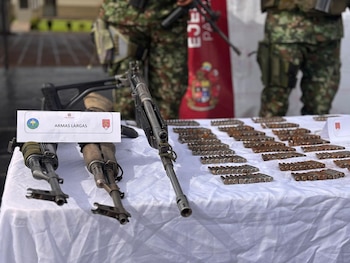 Las autoridades incautaron armamento del
