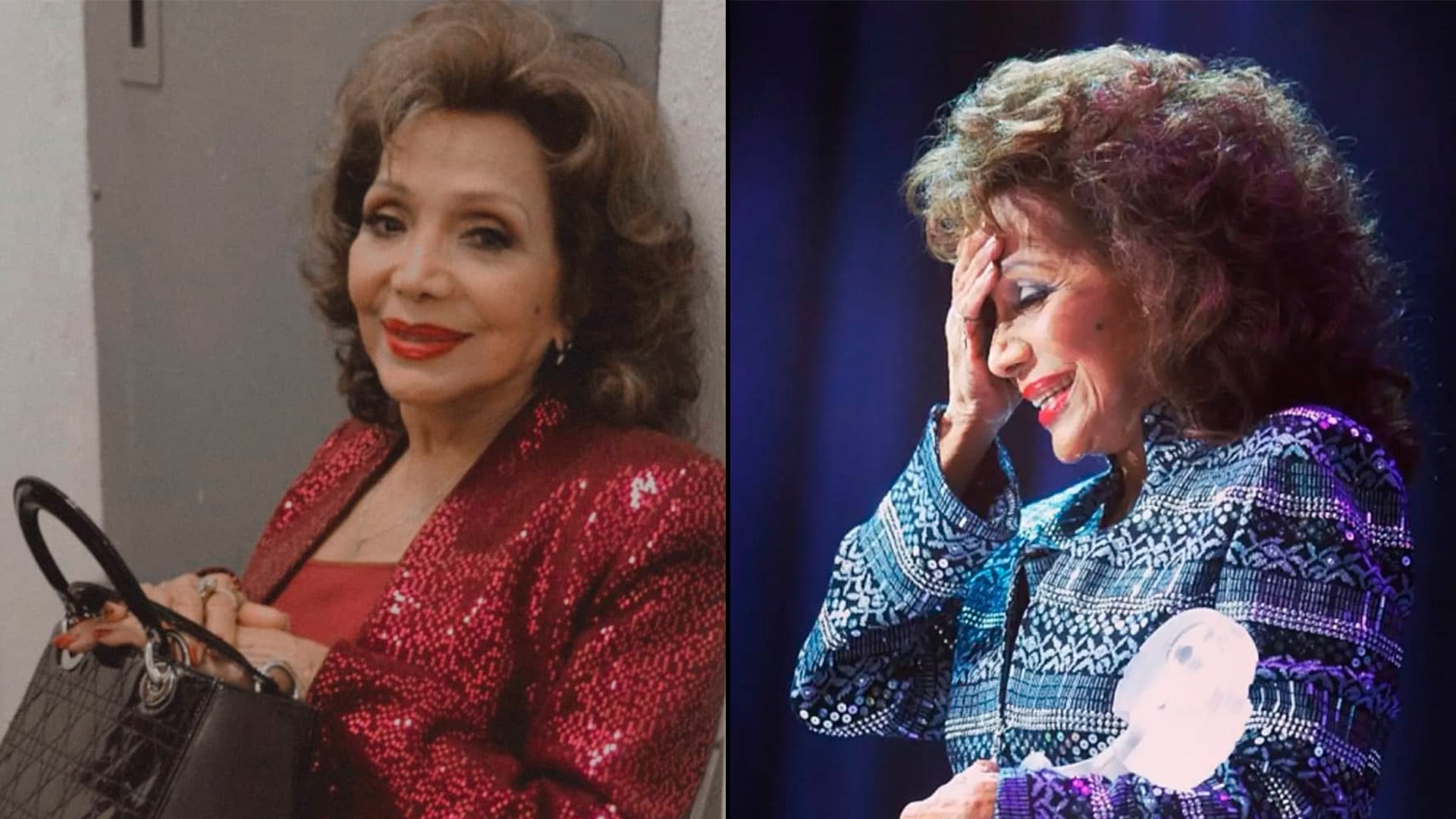 La actriz cantó una vez más frente al altar de la Virgen de Guadalupe. Créditos: IG, mariavictoriafan