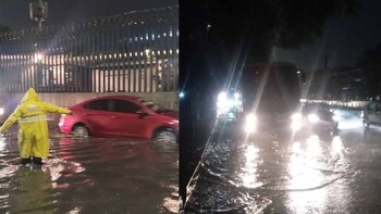 Fuertes lluvias azotaron la zona