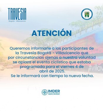 Travesía Ciclística Bogotá–Villavicencio