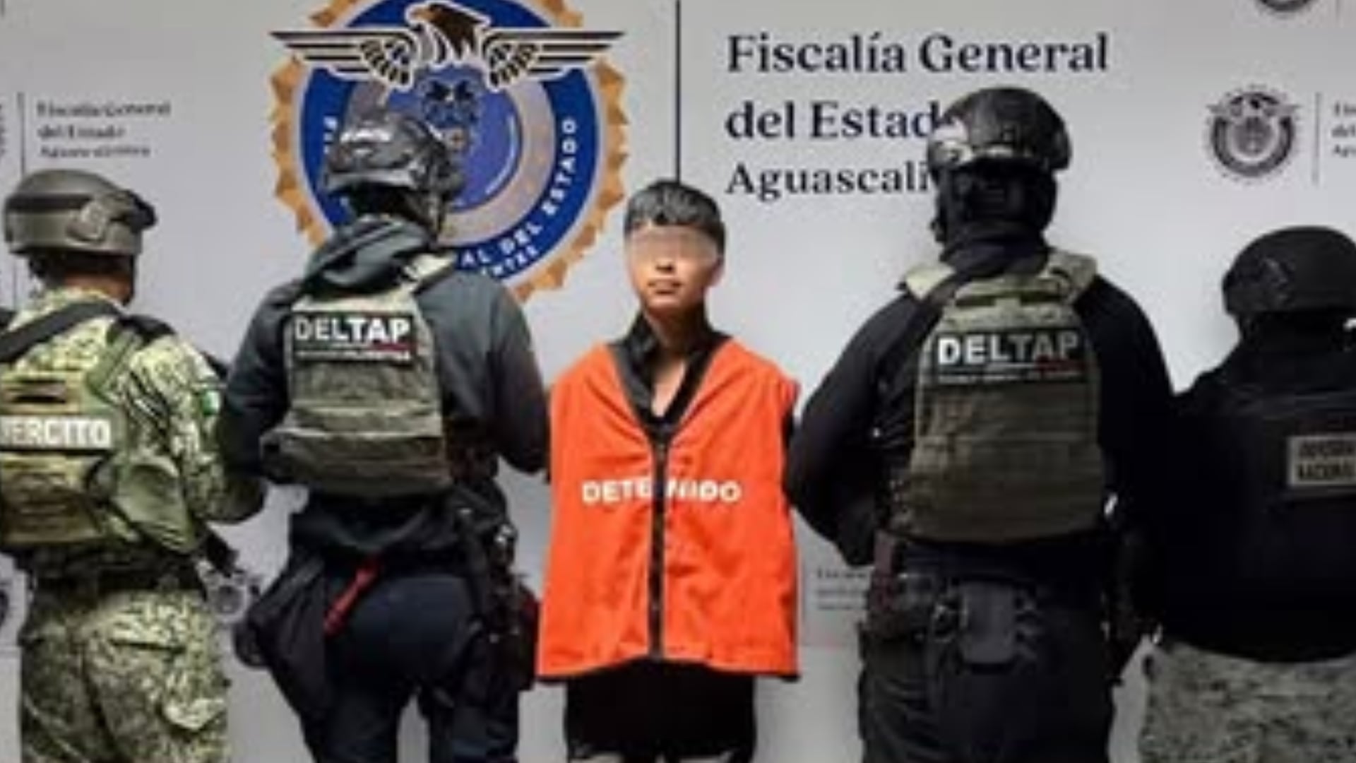 El operativo derivó del asesinato de dos hombres el pasado 10 de agosto de 2026 en el municipio de San Francisco de los Romo. Crédito: FGE Aguascalientes