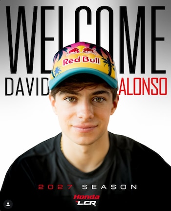 Afiche de Honda LCR dándole la bienvenida a Honda LCR - crédito Honda LCR