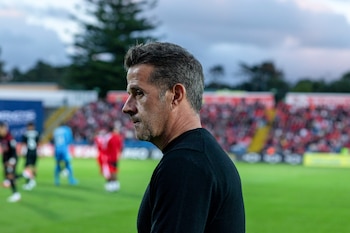 Ponta Delgada (Portugal), 26/10/2026.- Benfica head coach Marco Silva looks on during the Portuguese First League soccer match between Santa Clara and Benfica in Ponta Delgada, Azores, Portugal, 26 October 2026. EFE/EPA/EDUARDO COSTA
