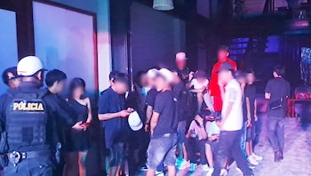 Autoridades intervinieron un evento nocturno