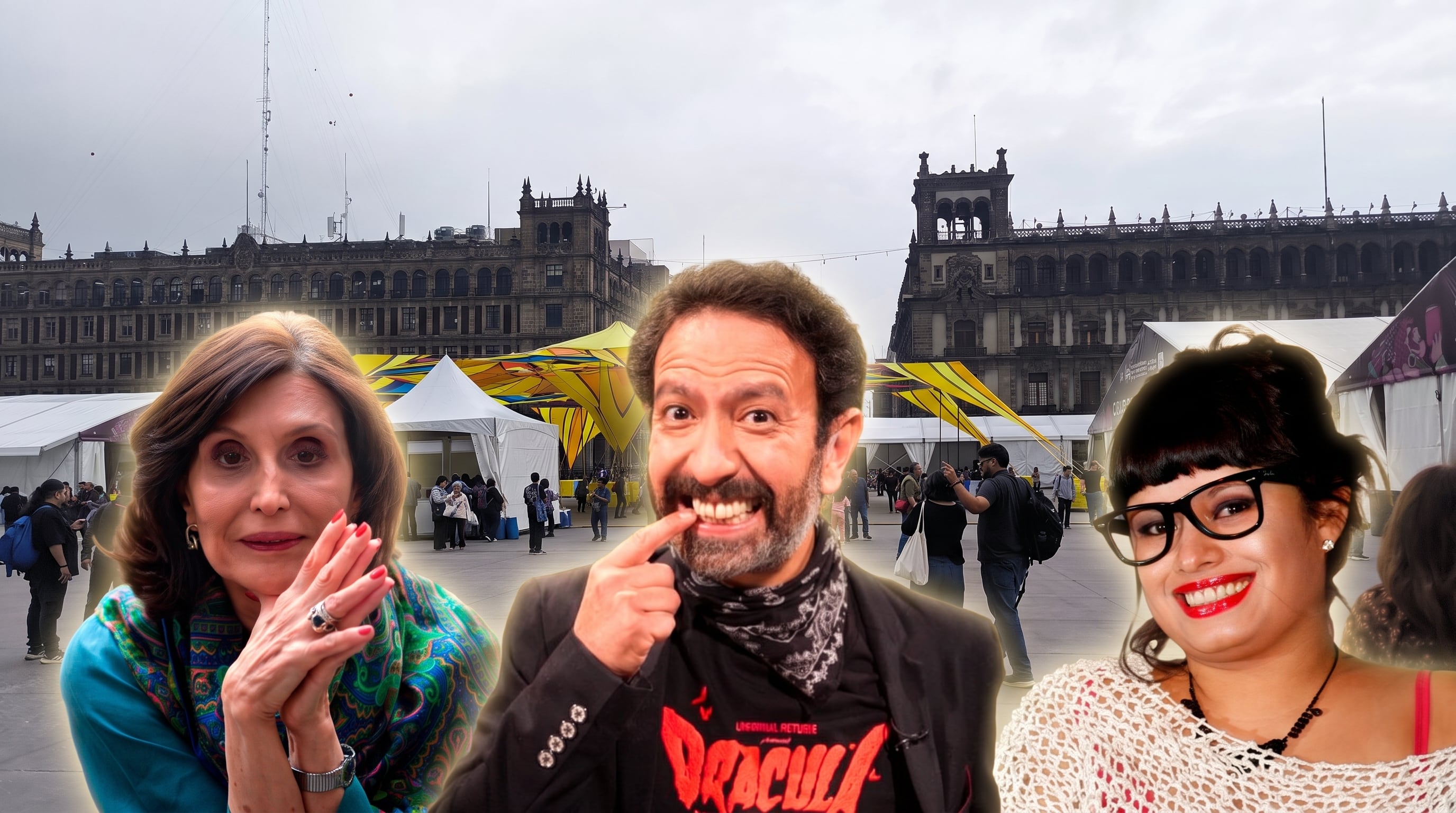 La feria funciona de 11:00 a 21:00 horas con entrada libre en todos sus espacios. Entre lo más destacado del día figuran la presentación de la banda Ponch, liderada por el músico de Santa Sabina Alfonso Figueroa (Composición fotográfica/Redes sociales/AP/Infobae)