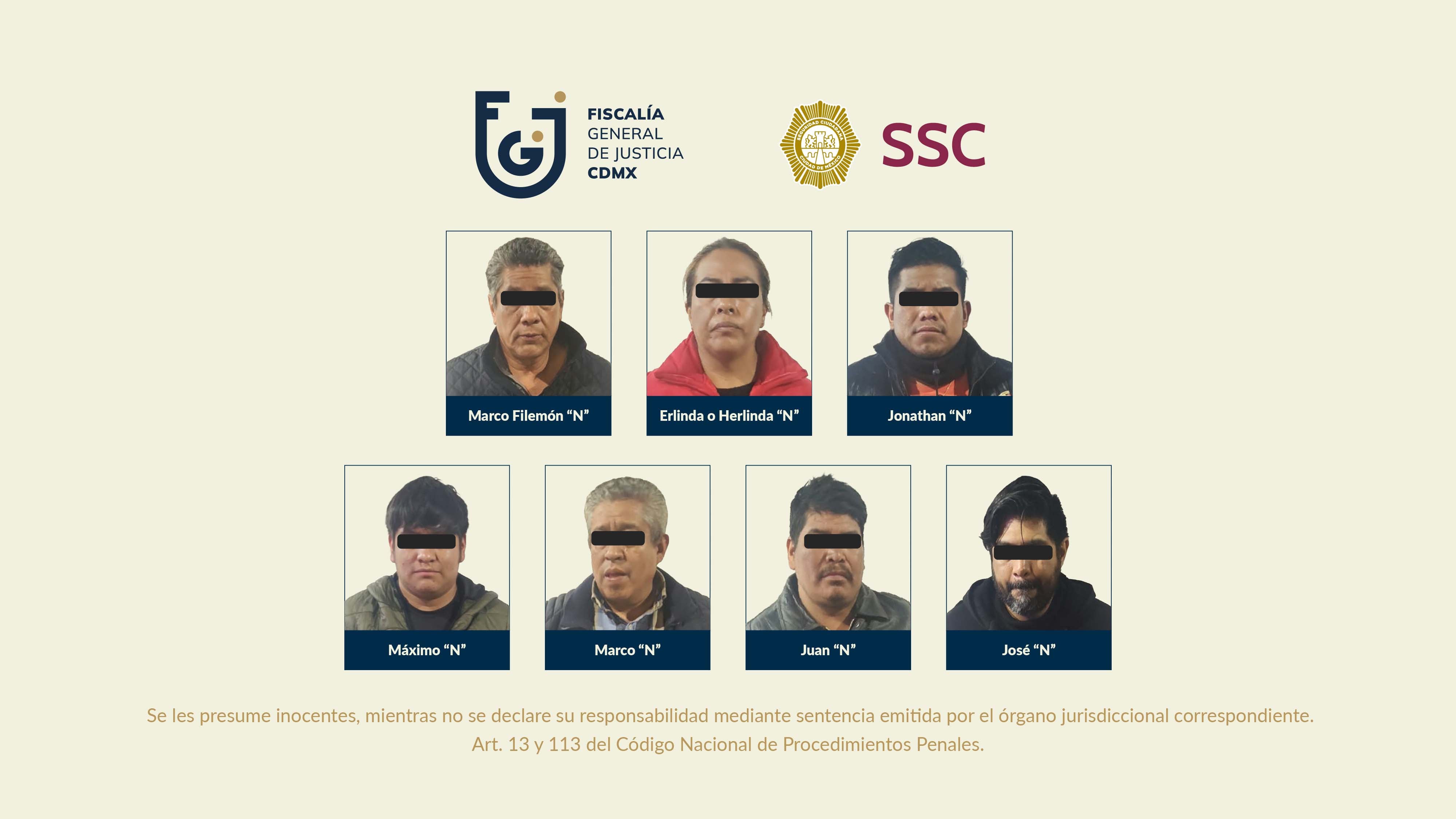 Foto: Fiscalía de CDMX