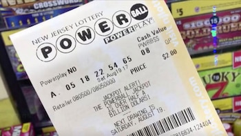 Un boleto de "Powerball"