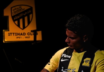 En su despedida, Richard Ríos agradeció el apoyo de los hinchas de Benfica y dejó abierta una posible vuelta-crédito @ittihadclub.sa/Instagram