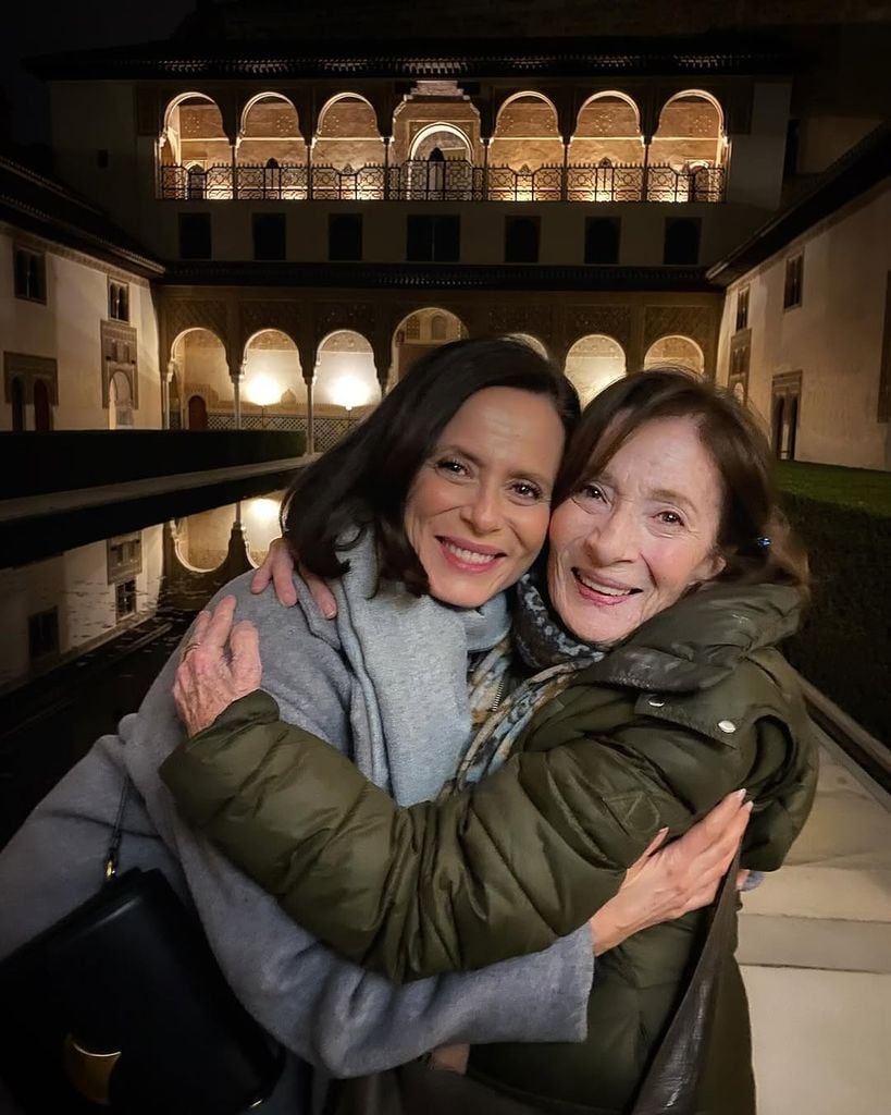 Aitana Sánchez-Gijón y su madre Fiorella Di Angelis (INSTAGRAM).