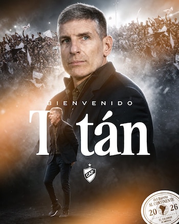 "Bienvenido Titán": el anuncio de Martín Palermo en Platense