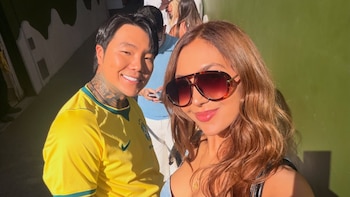 Ella es Stephanie Fernández, la modelo colombiana que mantiene una relación con Zion Hwang, el influencer coreano que le pidió a Abelardo de la Espriella ayudarle con la nacionalidad