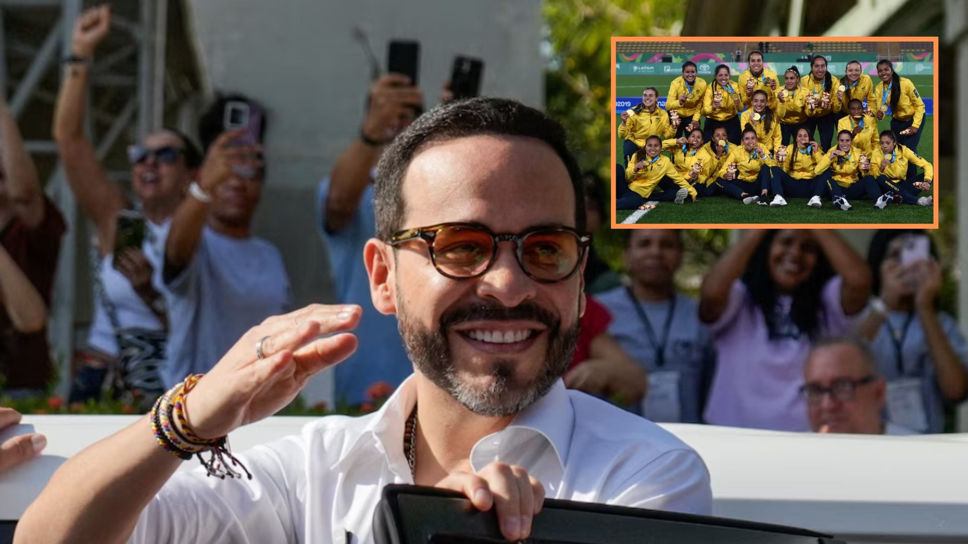 Abelardo de la Espriella envió mensaje a la Selección Femenina de Fútbol - crédito Charlie Cordero/Reuters - AFP