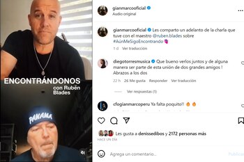 Gian Marco publicó conversación con