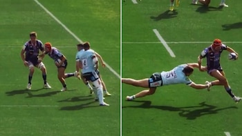 El espectacular try de una estrella del rugby francés sacándose a 5 rivales de encima: “Nunca vi un jugador tan rápido”