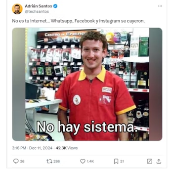 memes caída whats México