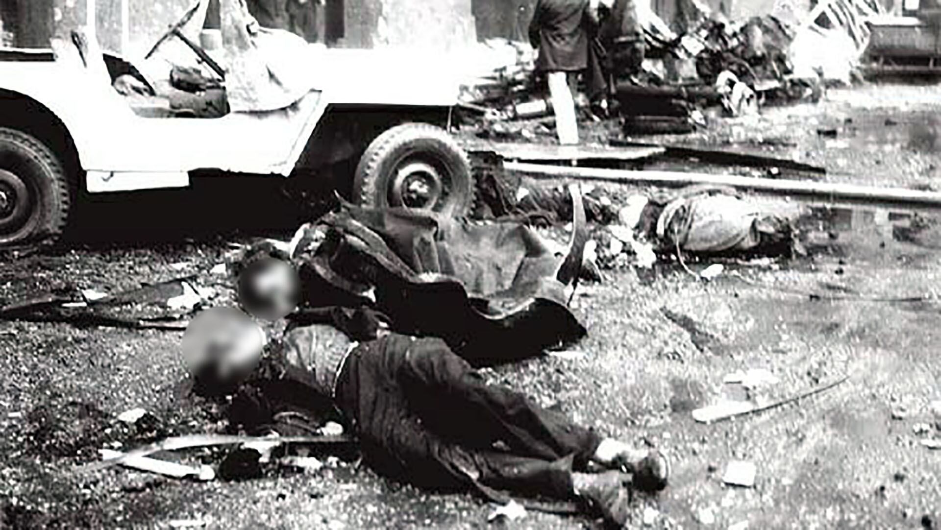 Los bombardeos a Plaza de Mayo en junio de 1955 dejaron muchos civiles muertos y una impresión indeleble en Perón