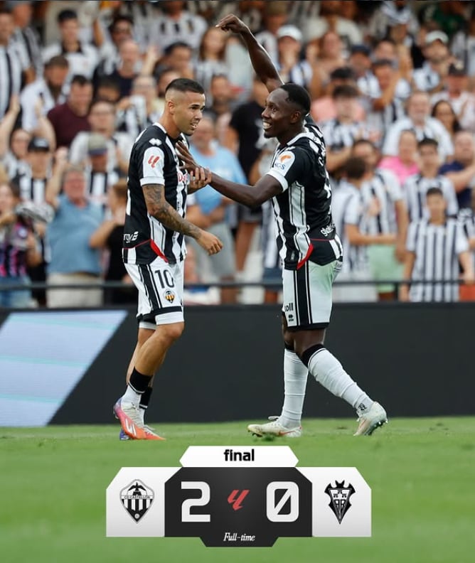 Castellón se impuso 2-0 ante Albacete y es líder de la segunda división en el fútbol español - crédito Castellón