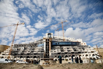 Vista general del hotel ilegal