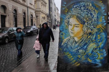 arte callejero ucraniano