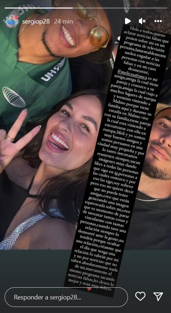 Sergio Peña confirma soltería. (Instagram)