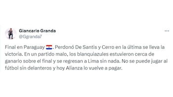 Giancarlo Granda señaló que a